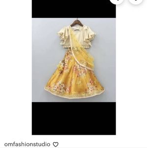 Toddler girl 3T choli and lehenga